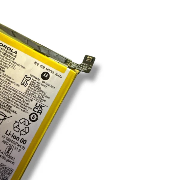 Original Motorola NH40 Akku Batterie Accu Battery - NH40 - Für Motorola Moto E22 / Moto E22i - Bulk - Sehr Gut