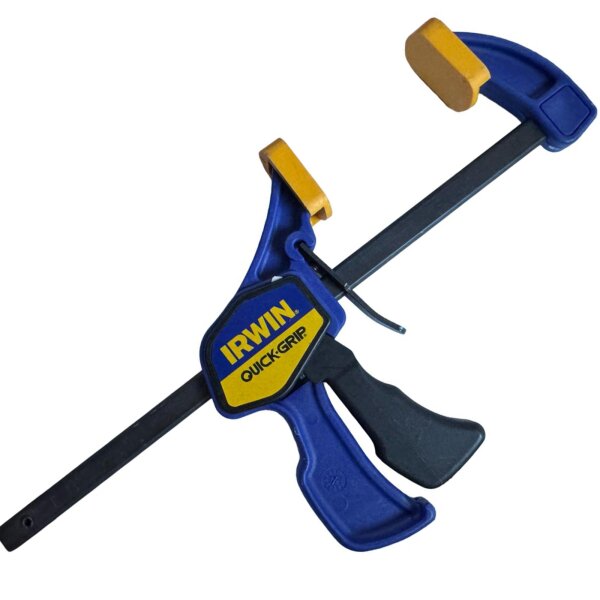 Irwin Quick Grip Mini Klemmzwinge Einhandzwinge 6" Zoll 150mm 63kg - Gelbe Klemme