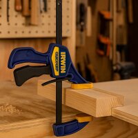 Irwin Quick Grip Mini Klemmzwinge Einhandzwinge 6" Zoll 150mm 63kg - Gelbe Klemme