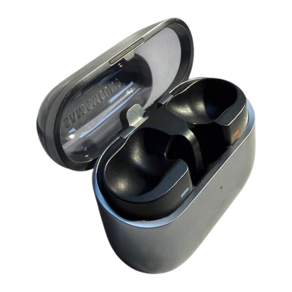 Original Samsung Galaxy Buds 3 Pro - SM-R630 - Ladecase - USB-C - Silver - leer - Sehr Gut - Grau